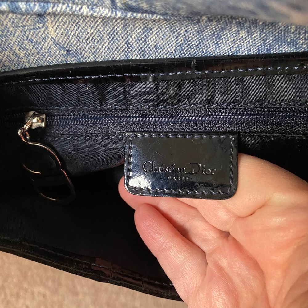 DIOR Limited Edition Speedway Denim Saddle Bag - Picture 16 of 17